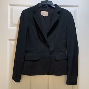 Banana Republic black work blazer suit